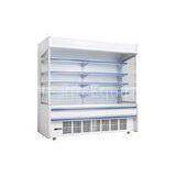 Fruit / Drink Gray Multideck Open Chiller Adjustable For Convenience Store