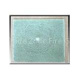 Solid Insulated Flat Tempered Glass Clear / Green Colored , Polished Edge With CCC & ISO