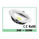 High CRI Dimmable LED Downlights Easy Install With Driver, Bridgelux COB LED Down Light thumbnail-1