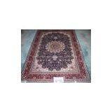 Size 4x6 Hand Knotted Pure Silk Carpet thumbnail-2