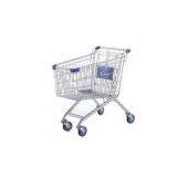 Chromed Supermarket Shopping Cart thumbnail-1