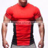 2017 Wholesale GYM Short Sleeve Men t Shirts/customzie 100%polyester T-shirts for Men From China Factory
