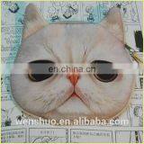 Fashion Cute Cat Face Round Coin Wallets thumbnail-5