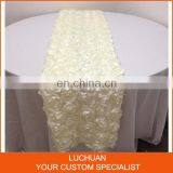 High Quality Fancy Wedding Rosette Table Runner thumbnail-3