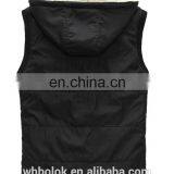 Fashionable Mens Stylish Winter Waistcoat With Lambwool Collar Vest thumbnail-2