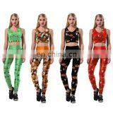 Halloween Costume Jumper Cool Skull Tank Top Bodysuit Gothic Hoody Sweatshirt and Skeleton Leggings Wholesale Adults Clothing thumbnail-2
