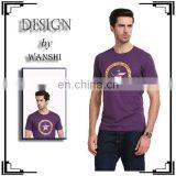 Wholesale Summer Short Sleeve Seamless Cheap Muscle Fit Printed Men t Shirt thumbnail-1