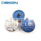 CLUB brand logo metal jeans button