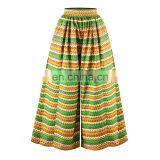 Women's Wide Hip Legging Stretch Waist Designs for African Printed Trousers Pant Culottes thumbnail-1