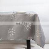New Design Snowflake Pattern Table Clothes Wholesale Christmas Table Cloth thumbnail-2