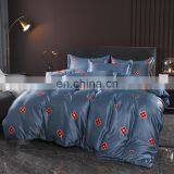 2020 Summer New Arrival Washed Silk Polyester Cooling Touch Reactive Printing Full Size Bed Linen Comforter Summer Bedding Set thumbnail-7