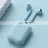 2020 Amazon Hot Sale I12 Maracoon Stereo Bass Music for Mobile IPX4 Mini Type-c Ear Buds Wireless Bluetooth Earphone thumbnail-5
