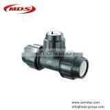 Shanxi Midas Factory Price pp pe Compression Fittings 90 Degree Reducing Tee for Irrigation Pipe and Water Supply