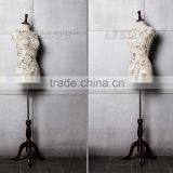 Adjustable Dress Form Mannequins Tailors Dummy Upper Body Female Mannequin for Sale M003-BS02 thumbnail-2
