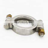 Wholesale High Quality Steel Tri Clamp Double Bolted SS304 Quick Connect Tube Pipe Clamp Connecting Clamps thumbnail-3