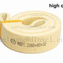 500 Degrees High Temperature Resistance Kevlar Endless Belt for Aluminium Extrusion Industry Handling System thumbnail-1