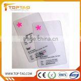 CR80 Transparent VIP / Membership Card With Gold Stamping