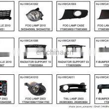 FOR VW Caddy Front Bumper Grille Fog Lamp Case Cover Without Hole thumbnail-2