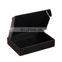 Paper Box Black Foldable Easy Shipping Black Paper Box for Shoes Packaging Shipping Box