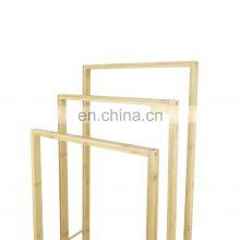 Горячая продажа. Модернистский предмет декора для дома. Оптовая продажа трехъярусного бамбукового вешалки для одежды для спальни thumbnail-4