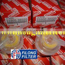 FILONG Manufacturer High Quality Transparent FOR TOYOTA CARS Fuel Filter 23300-36020 2330036020 thumbnail-3