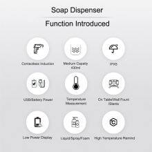 Commercial Wall Mounted 430ml Automatic Hand Sanitizer Alcohol Liquid Foam Spray Soap Dispenser thumbnail-5