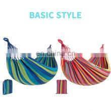 Canvas Hammock Bed Folding Double Hanging Nylon Wholesale Swing Portable Outdoor Camping Hammock thumbnail-4
