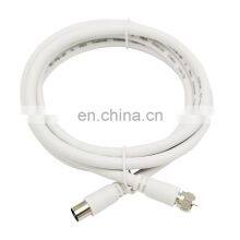 JIS Standard CATV 75Ohm Coaxial Cable 5C-FB 4P Cable With Nickel Plated Connector