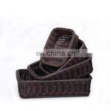Wholesale Cane Proofing Weave Wicker Picnic Round Kitchen Woven Bread Rattan Basket thumbnail-2