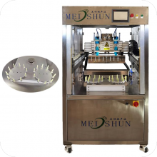 Multi-function frozen cake layer slicing machine for round and sheet baking products