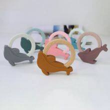 Wholesale Stretchable Folding New Material Silicone De Silicon Shark Shape Healthy Soft Silicone Kids Toy thumbnail-3