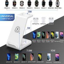 2023 Latest Model Fast 3 in 1 Wireless Charger Stand Dock Foldable Magnetic Quick 23W Support OEM thumbnail-1