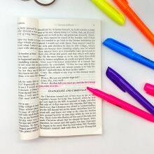 Manufacturer Oem Custom Kids Stationery Fluorescent Highlighter Pen Colorful Pastel Highlighter Marker Pen Set for School thumbnail-5