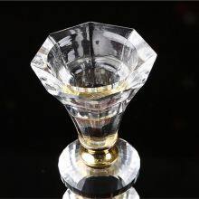 Crystal Single Candelabra Crystal Tealight Candle Holder For Home Decoration High Quality thumbnail-3