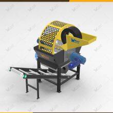 Engine block multiple shredder rice straw shredder