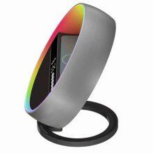 Multi-function 15W Wireless G Shape Speaker Colorful Night Light Alarm Clock Wireless Bluetooth Speaker thumbnail-6