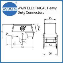 Weien Wain Heavy-duty Connector H24b-seh-1l/c-m32 Metal 24b Shell Rectangular Connector Aviation Plug thumbnail-3