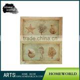 Conch Sea Horse Animal Wall Hanging Decoration Style Oil Painting thumbnail-3