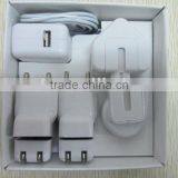 World Travel Charger Kit For IPhone/iPod/iPad( 1A )
