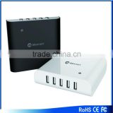 2015 New arrival CE Rohs approved 5 USB port desk-top smart wall charger