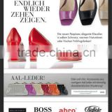 lady's Shoes Newsletter Templates Html,website development,custom design,online shoes shop marketing mails design