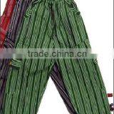 STRIPED COTTON PANTS thumbnail-1