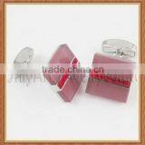925 Sterling Sliver Cuff Custom Design Studs Gemstone Cufflinks thumbnail-1