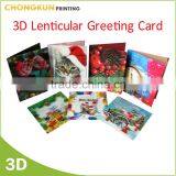Factory Supply 3D Lenticular Printing Custom Greeting Cards thumbnail-3