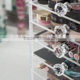 Customized Clear Diamond Premium Handles Acrylic Organizer Storage Furniture Drawers for Organization thumbnail-2