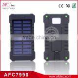 Wholesale SOS Light RoHS 8800mAh Portable Power Bank Solar Powered Battery Charger Keychain Energy Bank for Iphone thumbnail-3