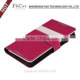 2015 Idea 5.2 Inch Color Constrast Leather Cell Phone Case for Sony Xperia Z4 Compact Wallet Case With Stand thumbnail-1