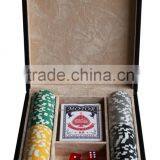 100 Chips Leather Poker Chip Case thumbnail-3