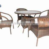 Granco KAL107 outdoor wicker round furnituretable set