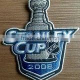 Iron on Custom embroidery tackle twill patch for clothing